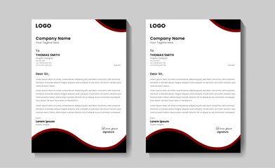 Professional company letterhead template