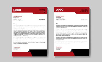 Professional company letterhead template