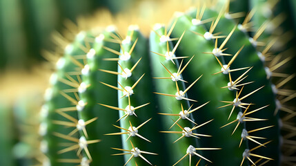 Close-up of prickly pear cactus