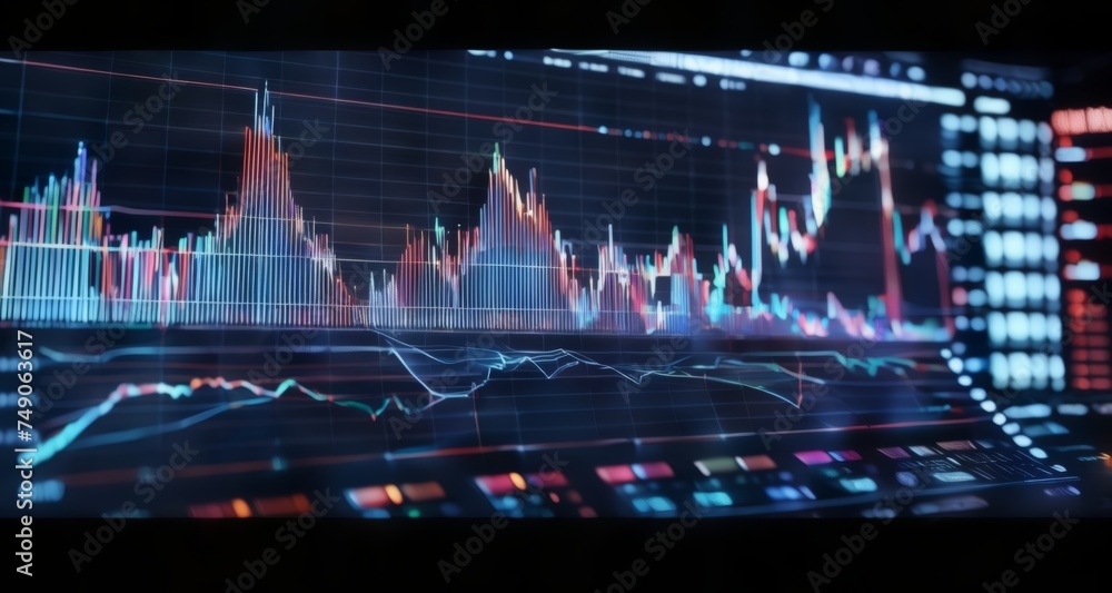 Poster dynamic financial data on a digital dashboard
