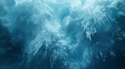 In this frozen world the only thing more mesmerizing than the immensity of the ice is its everchanging shades of blue. From pale ethereal tones to deep piercing hues the layers