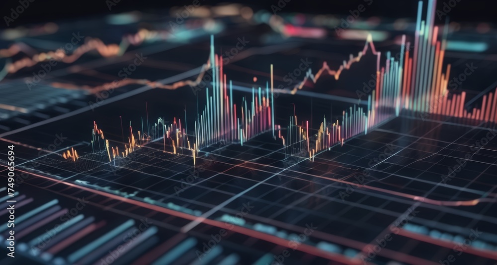 Aufkleber dynamic financial data visualization