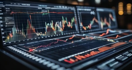  Advanced financial data analysis on a multi-monitor setup