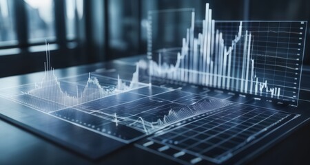  Advanced analytics in action - A futuristic dashboard with dynamic charts and graphs