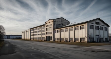 Obraz premium Abandoned factory, waiting for a new purpose