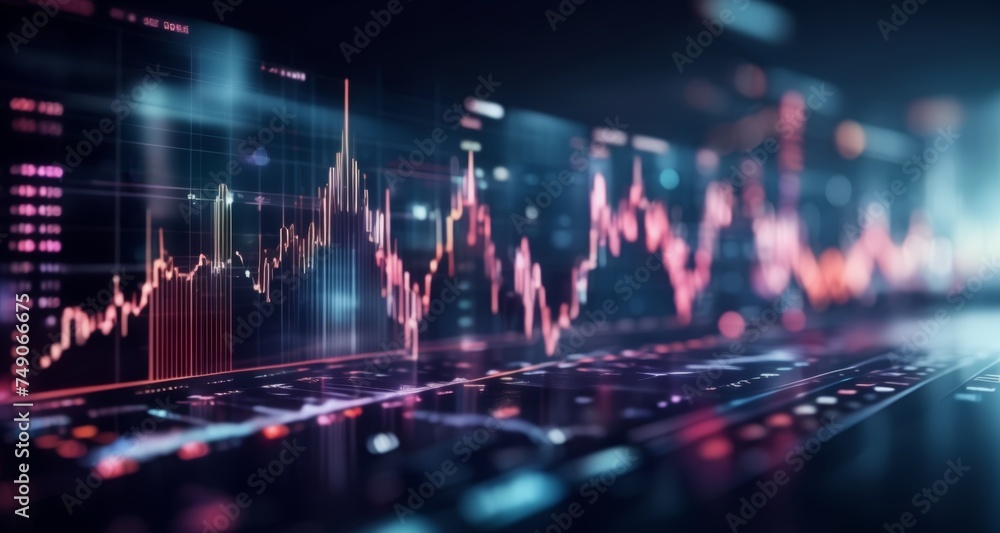 Aufkleber digital future - advanced technology and data analysis