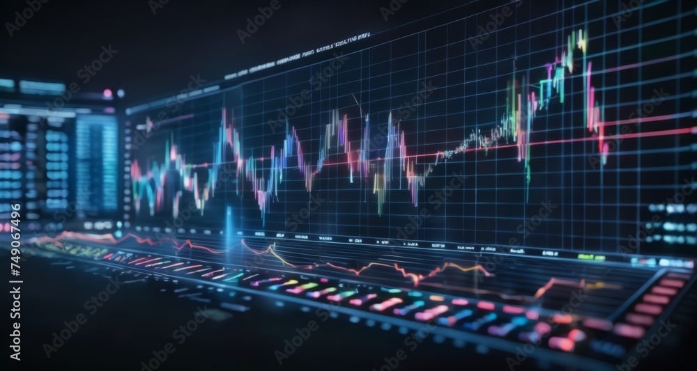 Poster advanced financial data analysis in progress