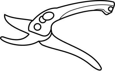 Equipment tools doodle