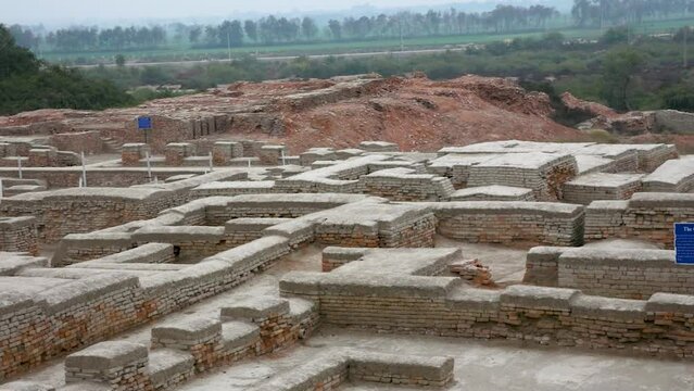 Aerial View of Mohenjo Daro