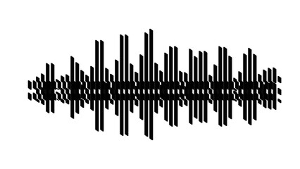 sound wave Effect. sound wave ilustration.	
