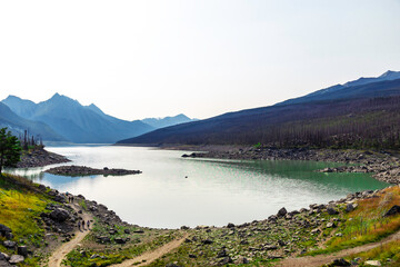 Medicine lake in Jasper Alberta
