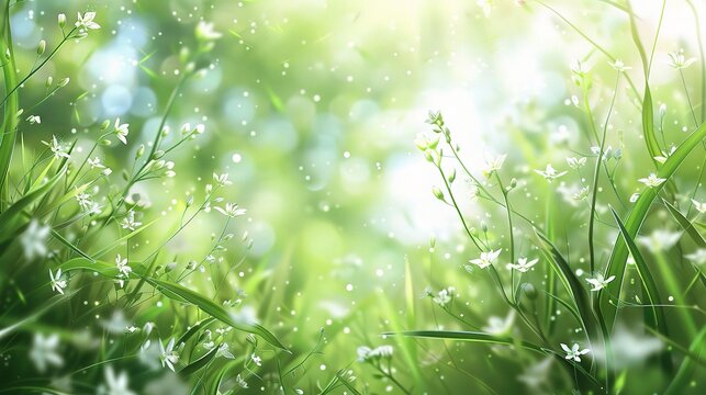 abstract spring background or summer background 