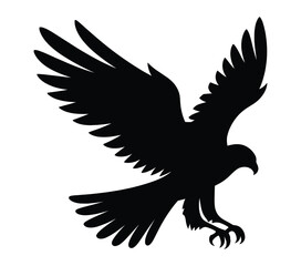 African Harrier Hawk vector. African Harrier Hawk vector icon in flat style.