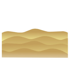 Wave desert Border 