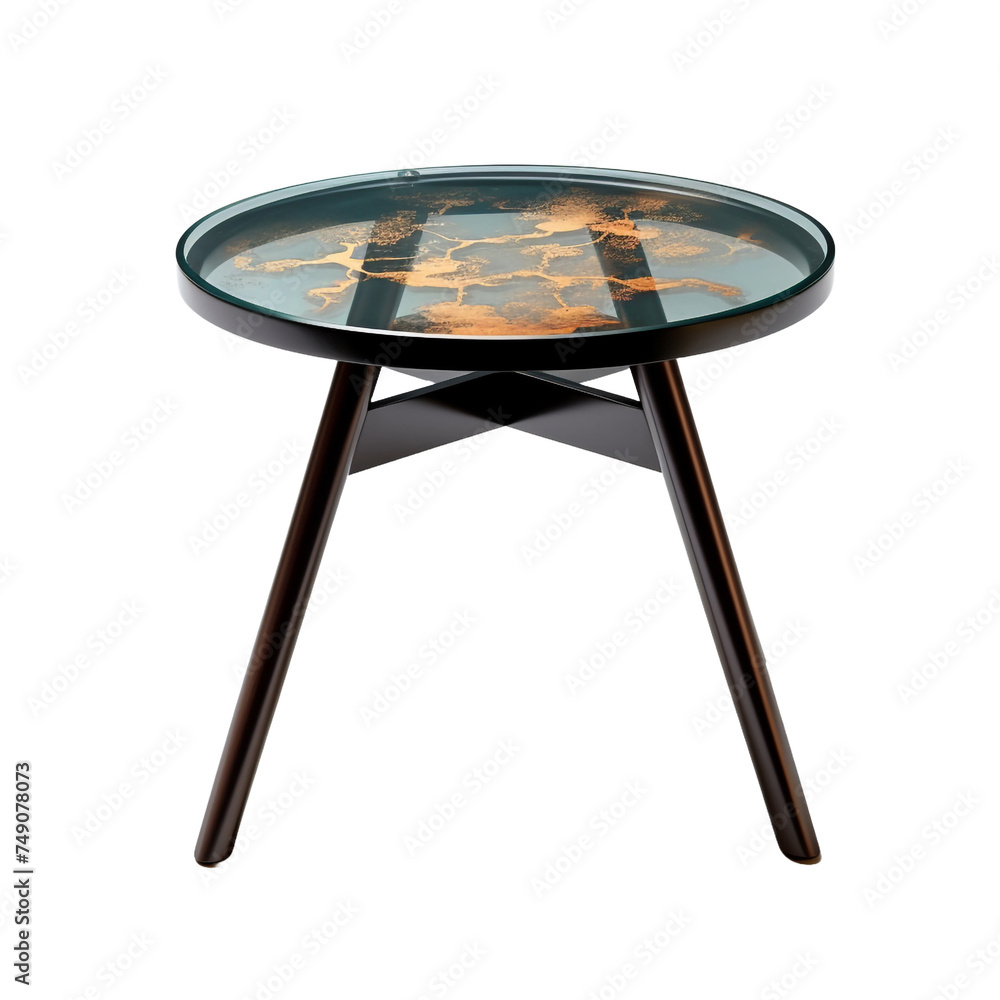 Poster Side Table isolated on transparent background