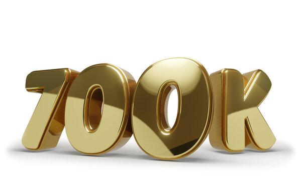 700k Dourado com Fundo Transparente e Sombra