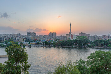 Fototapeta na wymiar Nile River, Cairo, Egypt