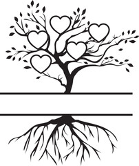 Fototapeta premium Vector Family Tree