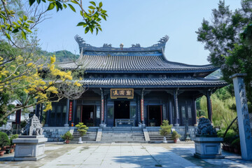 Fototapeta premium Traditional Chinese architecture.