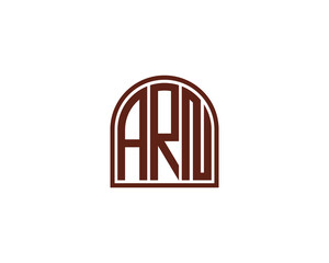 ARN logo design vector template