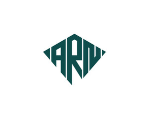 ARN logo design vector template