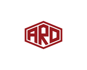 ARO logo design vector template