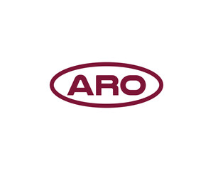 ARO logo design vector template