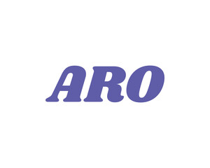 ARO logo design vector template