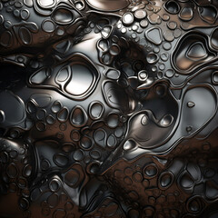 Hyper realistic metal texture generated AI