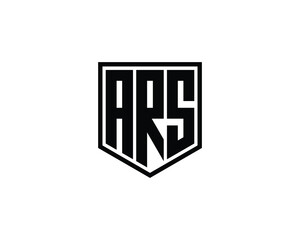ARS logo design vector template