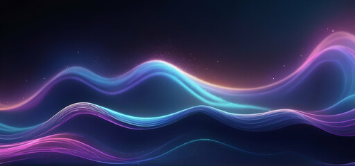 Obraz premium abstract blue wave