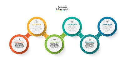 Business infographic design background template