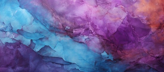 Alcohol ink abstract background. Blue, purple, pink and purple colors