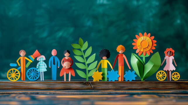 Diversity And Inclusion At Workplace. Inclusive Hiring And Insurance, International Labor Day Flat Vector Illustration