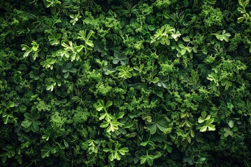 Obraz premium Close Up View of a Green Wall