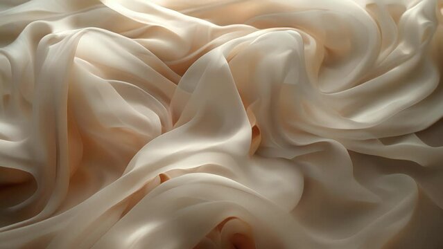 Texture of d chiffon fabric capturing the fleeting and delicate nature of emotions.