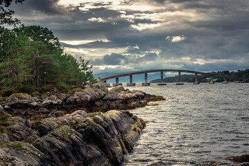 Bolsoy Bridge Molde Municipality Norway