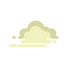 Flat Clouds Icons