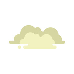 Flat Clouds Icons