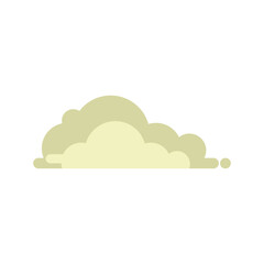 Flat Clouds Icons