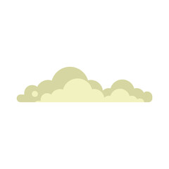 Flat Clouds Icons