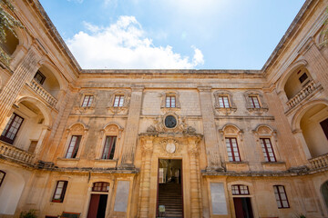 Fototapeta na wymiar Vilhena Palace - Mdina Old City - Malta