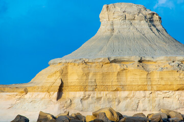 Xwejni Rock on Gozo Island - Malta