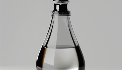 reate a sleek and modern mock-up of an elegant perfume bottle