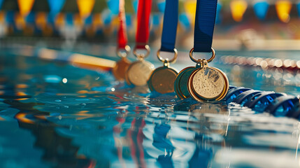 gold medal in swimming