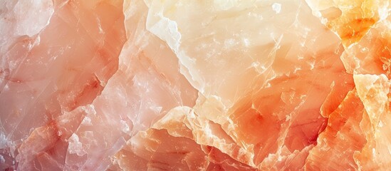 The close-up view showcases the vibrant colors of an orange and pink wallpaper, with intricate...