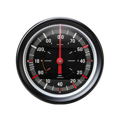 Speedometer isolated on transparent background