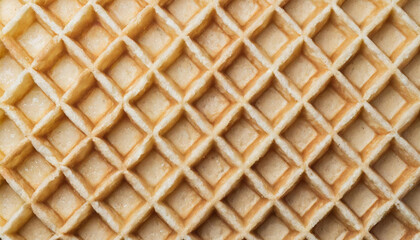 Naklejka premium Seamless waffle texture background