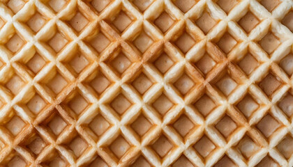 Naklejka premium Seamless waffle texture background