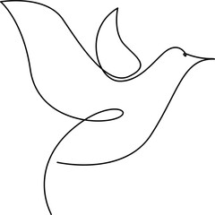 Bird Line Art